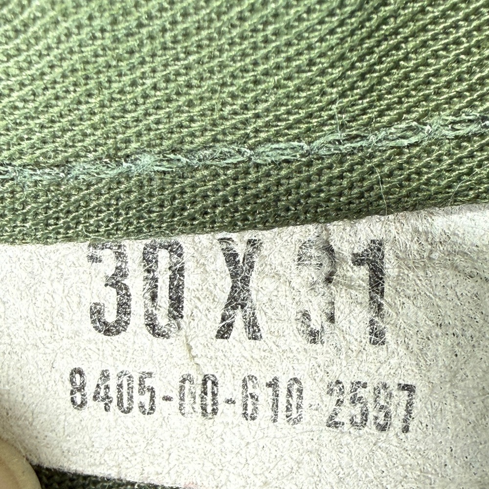 Vintage US Military OG-507 Utility Fatigue Pants Men (Fit 28x32) 30x31 Green 80s - Picture 12 of 14